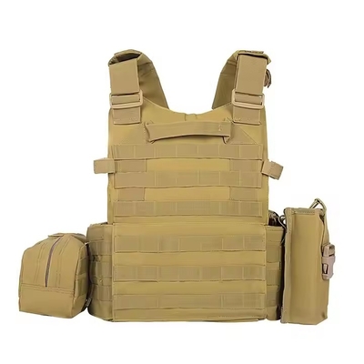 Équipement tactique camouflage de protection tir randonnée Oxford multi-fonctionnel porte-plaque gilet tactique
