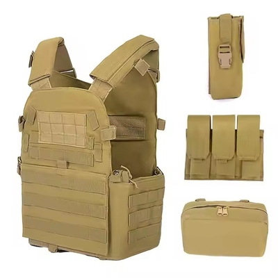 Équipement tactique camouflage de protection tir randonnée Oxford multi-fonctionnel porte-plaque gilet tactique