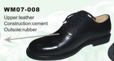 Chaussures de combat tactiques en cuir haute densité respirante Chaussure militaire