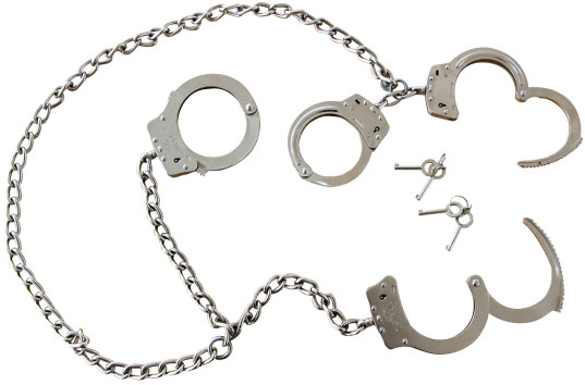 Menottes et Legcuffs de nickel d'acier au carbone pour le prisonnier