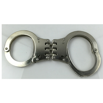 Snap Shackles Stainless Steel Hand Cuffs Police Use Silver Black