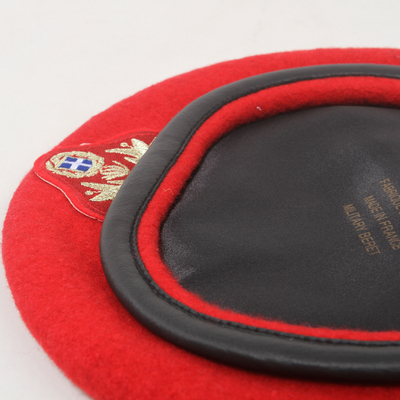 Headwear tactique militaire de béret militaire rouge de laine pour des hommes et des femmes de forces spéciales
