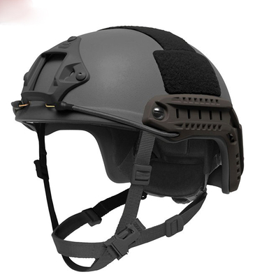 Casque d'incendie forestier en Kevlar en fibres d'aramide à haute densité avec système rapide Ops-Core, coque UHMWPE et casque tactique Mich