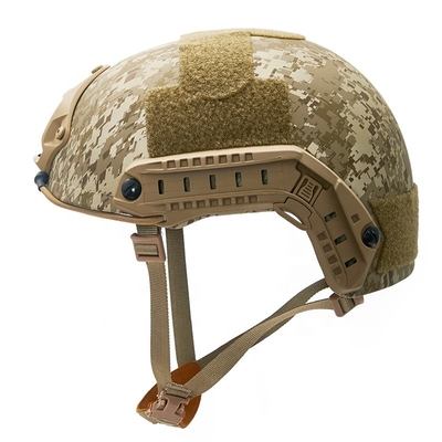 Casque d'incendie forestier en Kevlar en fibres d'aramide à haute densité avec système rapide Ops-Core, coque UHMWPE et casque tactique Mich