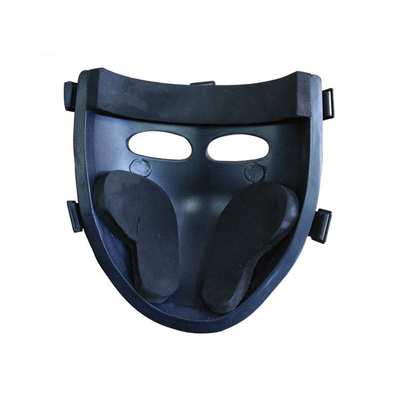 Pleine moitié noire du masque protecteur à l'épreuve des balles NIJ IIIA 9mm ballistiques