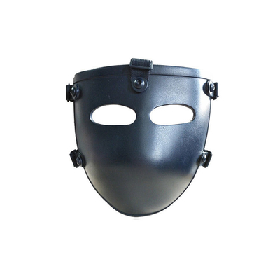 Pleine moitié noire du masque protecteur à l'épreuve des balles NIJ IIIA 9mm ballistiques