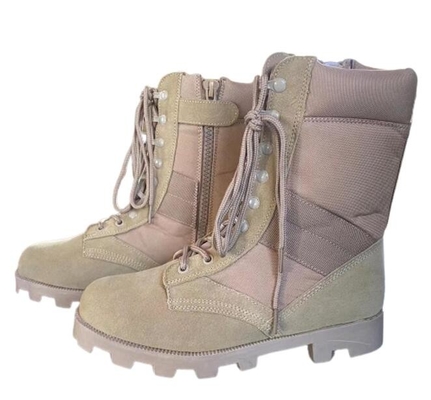 Désert de Toe Combat Tactical Boots For d'acier de toile d'ODM d'OEM
